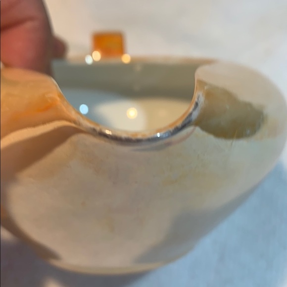 Vintage Orange Lustreware made in Japan cream pot - Picture 8 of 8